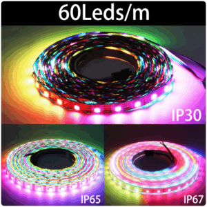 bande LED intelligente à adressage individuel 5M